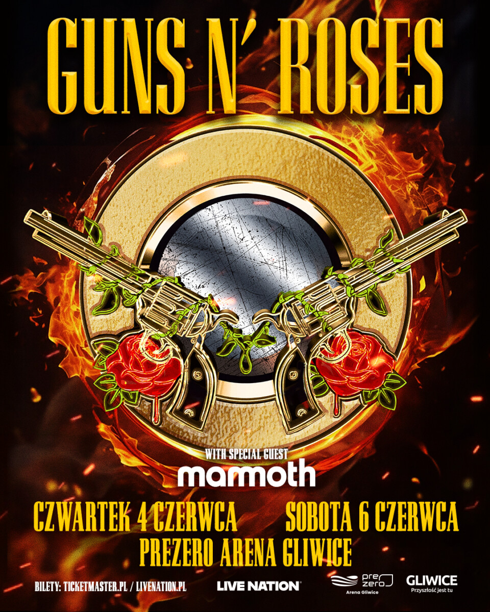 Guns N’ Roses na dwóch koncertach halowych w Polsce!