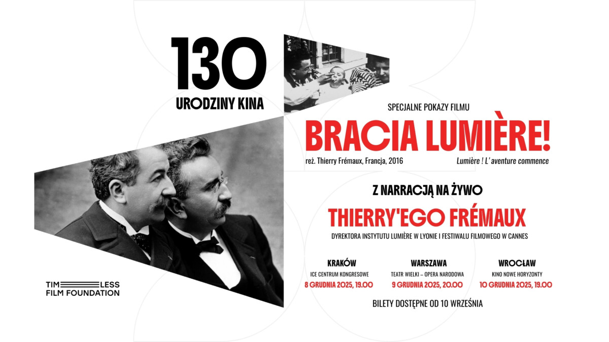 Thierry Frémaux, dyrektor festiwalu filmowego w Cannes oraz Instytutu Lumière w Lyonie w Polsce!