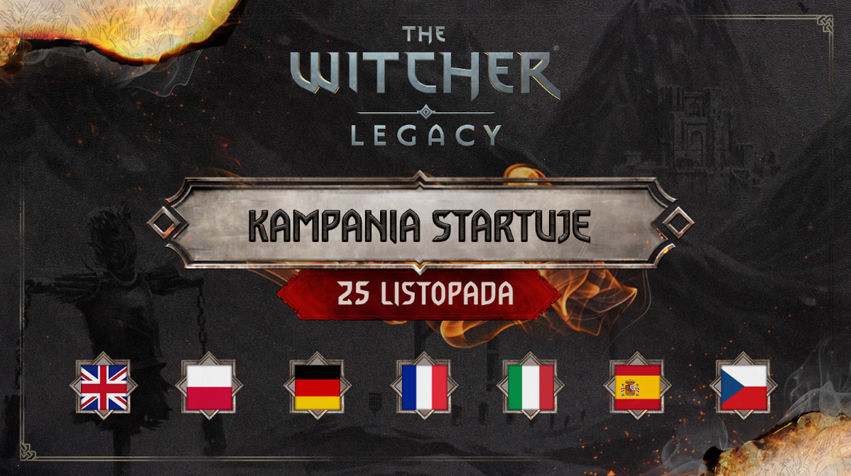 Wiedźmin: Legacy ujawnia wersje językowe i datę startu kampanii!