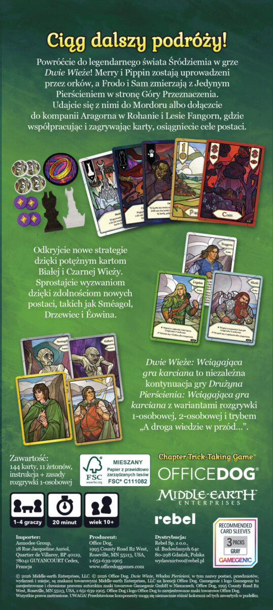 Władca Pierścieni: Dwie Wieże – Wciągająca gra karciana premiera