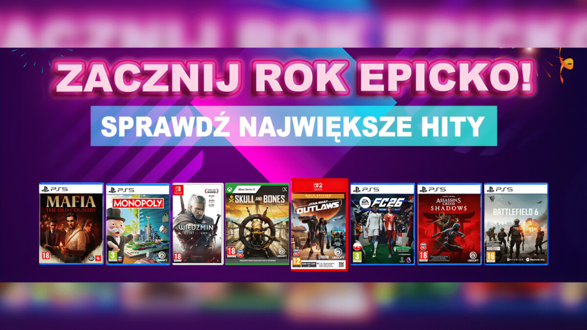 Pudełkowe gry Cenegi dostępne w supercenach na Nowy Rok