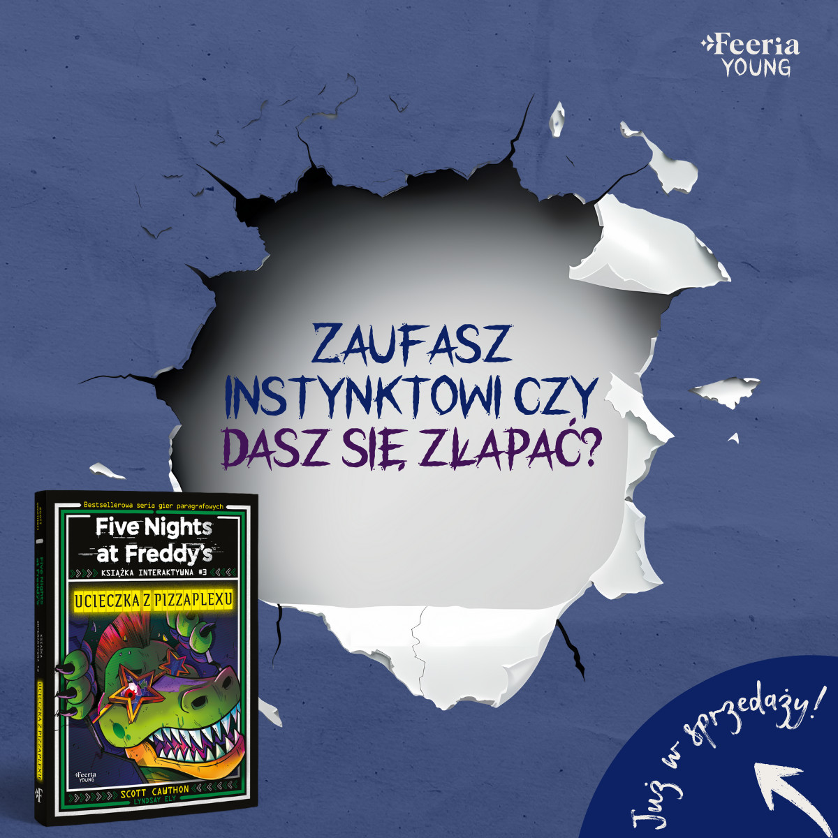 Five Nights at Freddy’s. Książka interaktywna #3. Ucieczka z Pizzaplexu już dostępna!