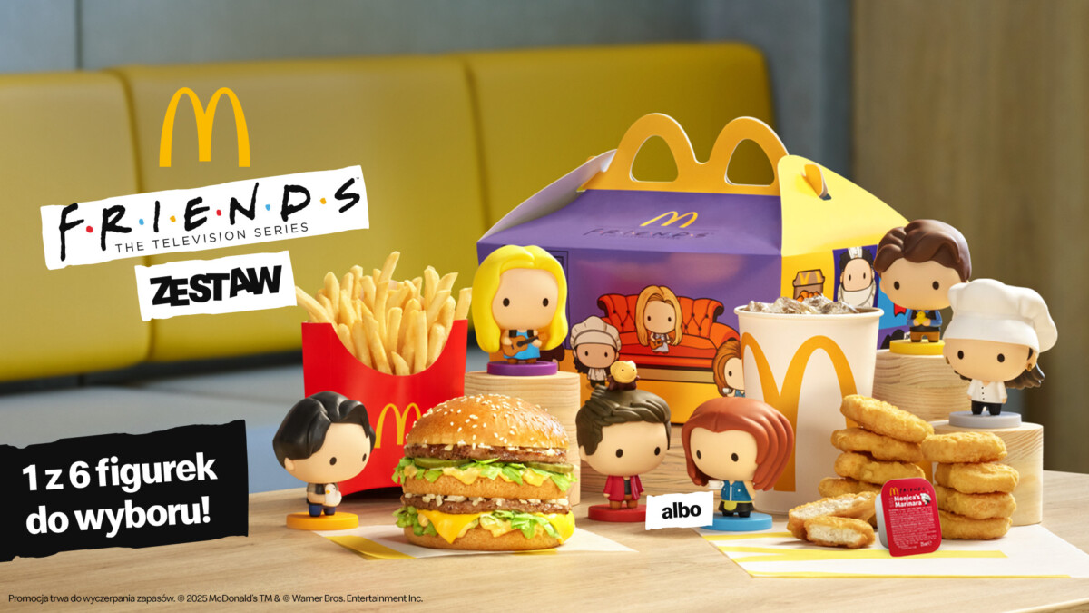 Zestaw Friends w McDonald’s Polska już od 4 lutego