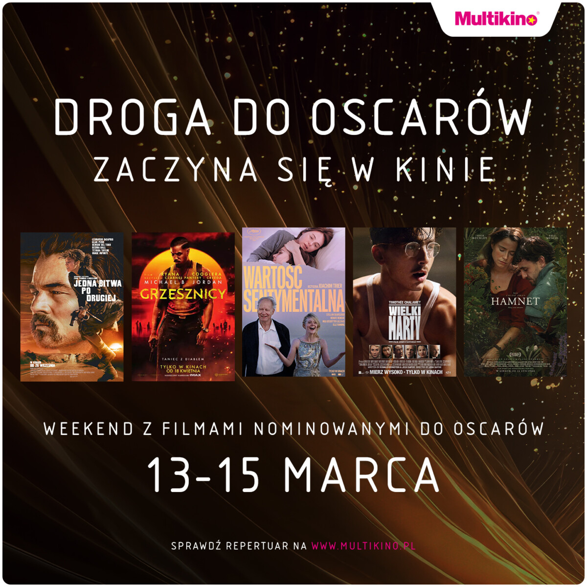 Weekend Oscarowy w Multikinie. Nominowane filmy do zobaczenia ponownie na wielkim ekranie