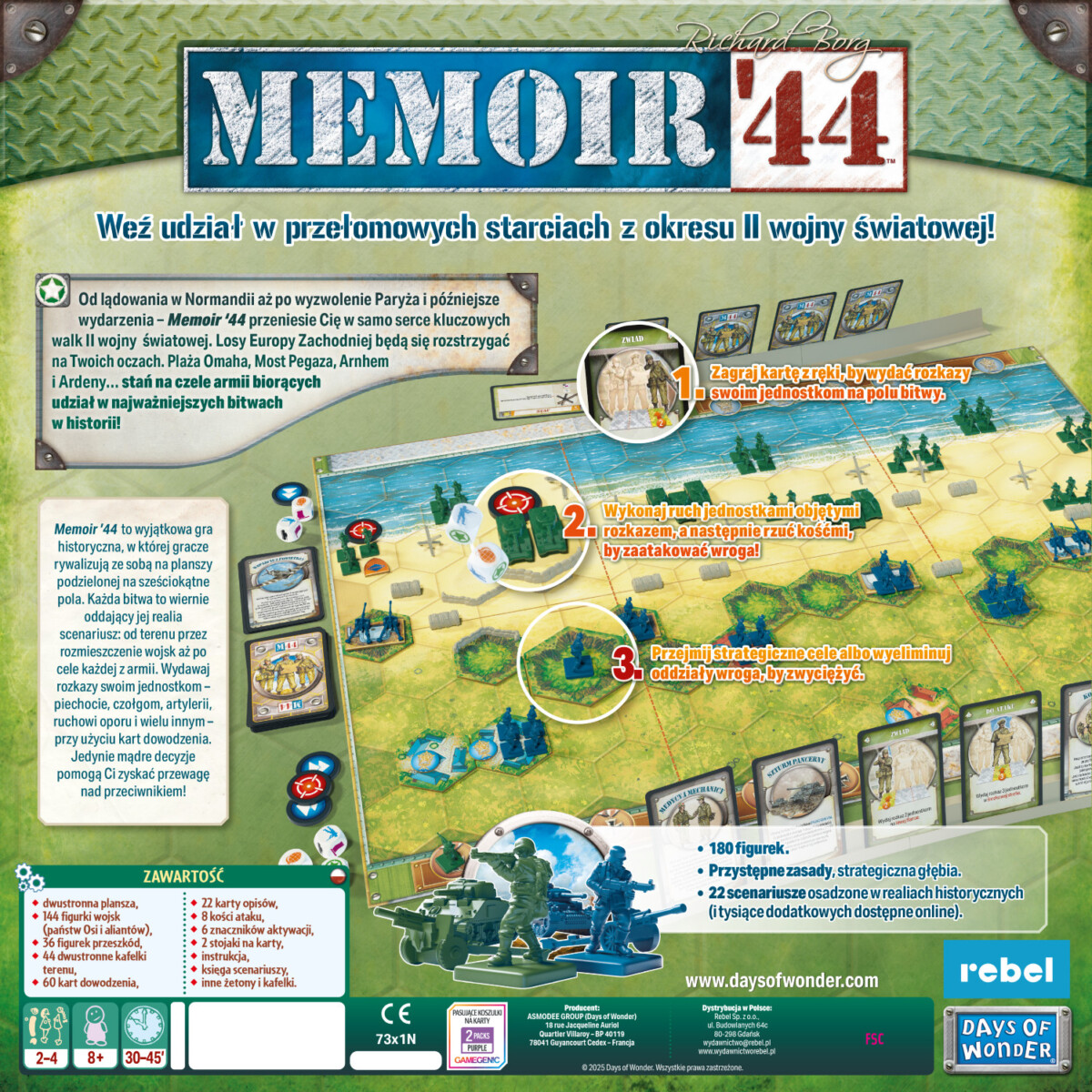 Memoir ’44 – weź udział w przełomowych starciach z okresu II wojny światowej!