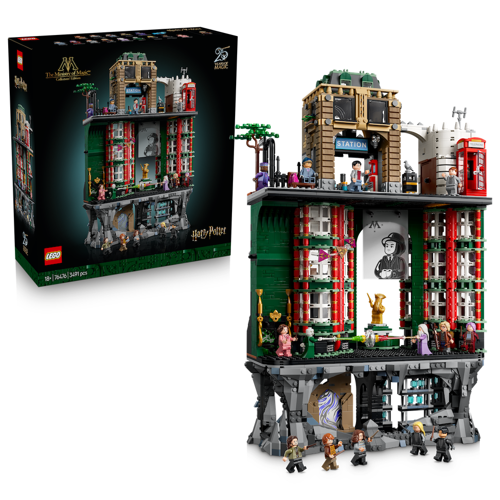 Grupa LEGO świętuje 25 lat Harry’ego Pottera nowym zestawem Ministerstwo Magii – Edycja kolekcjonerska