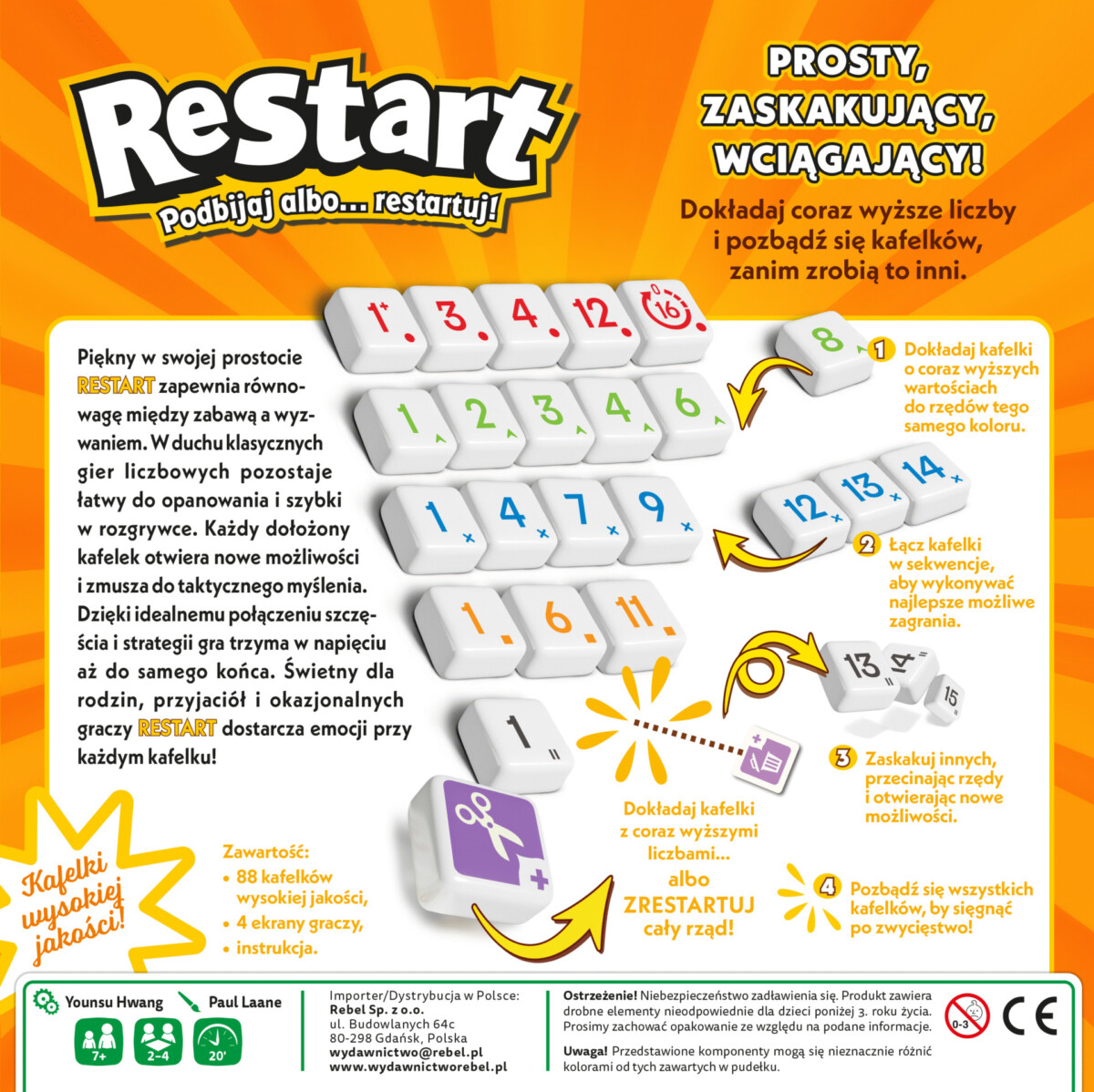 Restart – nowa gra planszowa od Wydawnictwa Rebel
