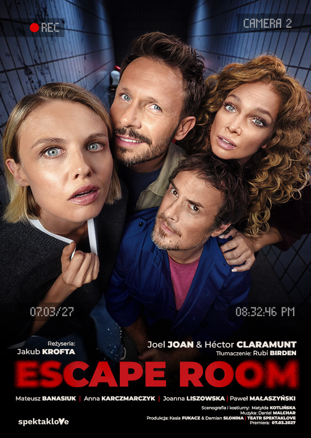 Escape room – nowa komedia Teatru Spektaklove na Scenie Relax