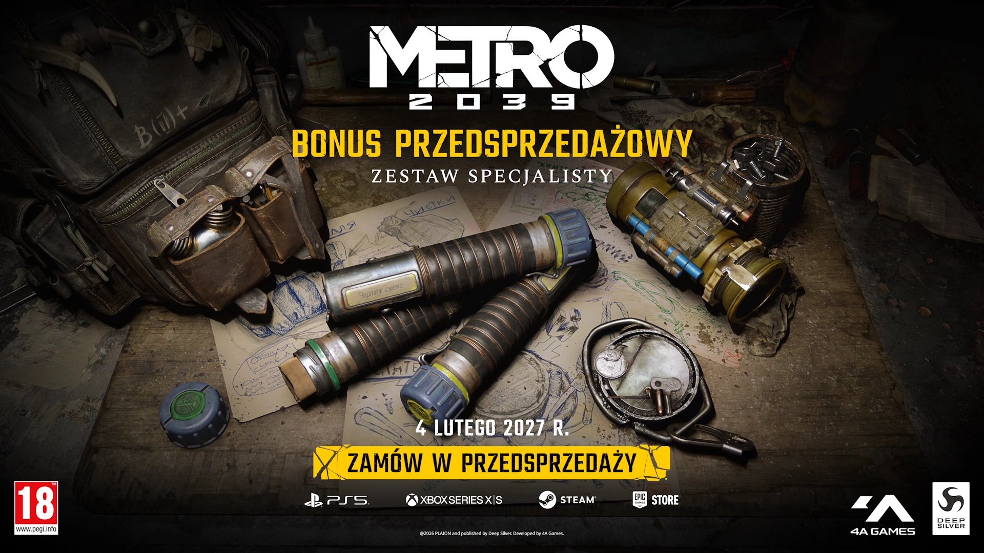 Metro 2039 grywalne na PGA 2026. Ruszyła też przedsprzedaż
